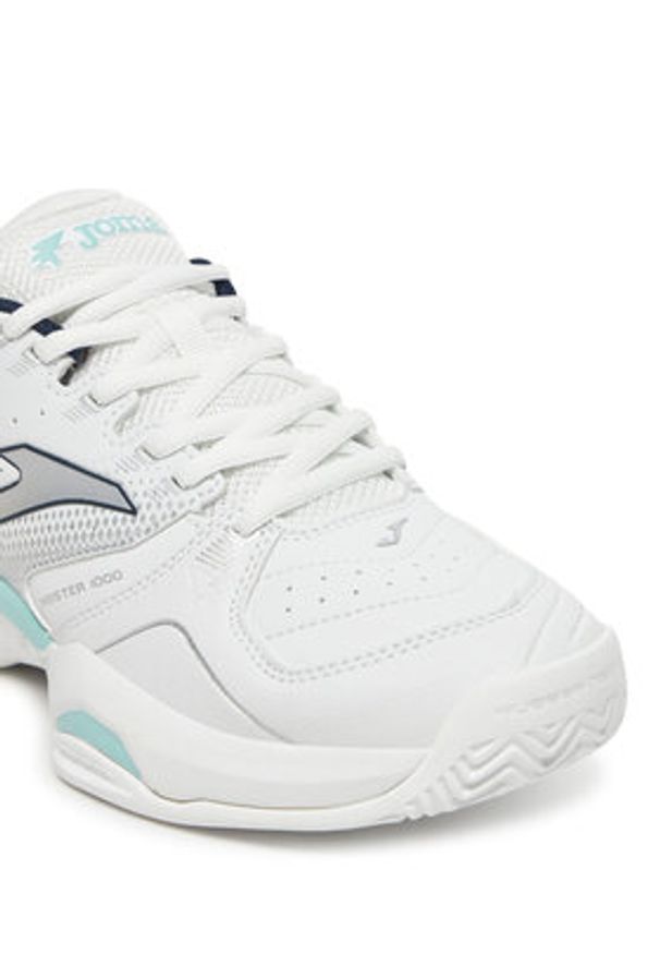 Joma Buty do tenisa Master 1000 2542 TM10LS2542C Biały. Kolor: biały. Materiał: skóra. Sport: tenis