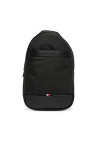 TOMMY HILFIGER - Tommy Hilfiger Plecak Th Nylon Travel Sling Bag AM0AM13572 Czarny. Kolor: czarny. Materiał: materiał