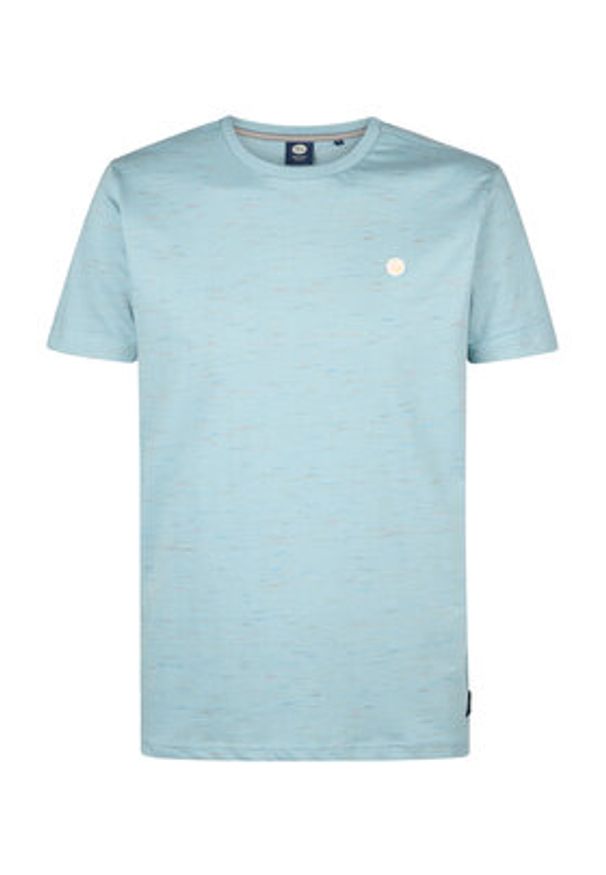 Petrol Industries T-Shirt M-1050-TSR641 Błękitny Regular Fit. Kolor: niebieski. Materiał: bawełna