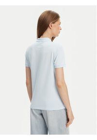 United Colors of Benetton - United Colors Of Benetton Polo 3TQJD300W Błękitny Slim Fit. Typ kołnierza: polo. Kolor: niebieski. Materiał: bawełna #4