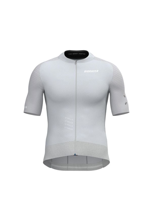 BIORACER - Cycling Jersey Short Sleeve Men - Epic Cool Grey. Kolor: szary. Materiał: jersey. Sport: kolarstwo