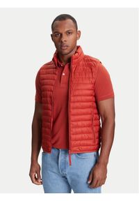 United Colors of Benetton - United Colors Of Benetton Kamizelka 2TWDUJ00P Czerwony Regular Fit. Kolor: czerwony. Materiał: syntetyk #1