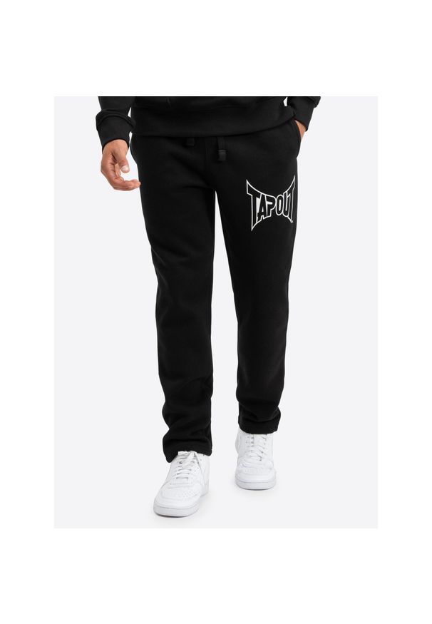 TAPOUT - Spodnie dresowe Tapout. Okazja: na co dzień. Kolor: wielokolorowy, biały, czarny. Materiał: dresówka. Styl: casual
