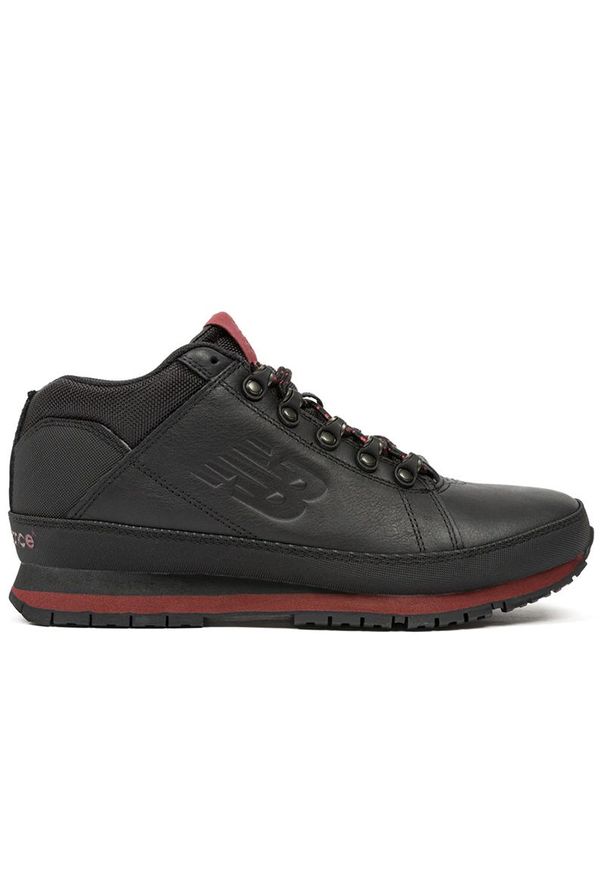 Buty New Balance H754KR - czarne. Okazja: na co dzień. Zapięcie: sznurówki. Kolor: czarny. Materiał: skóra. Szerokość cholewki: normalna. Sezon: zima