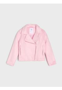 Sinsay - Kurtka ramoneska - różowy. Kolor: różowy #1