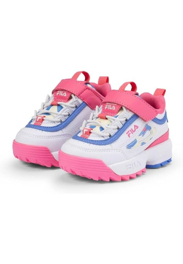 Buty do chodzenia dla dzieci Fila Disruptor. Kolor: biały. Sport: turystyka piesza