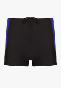 Born2be - Granatowe Kąpielówki Bokserki ze Ściągaczem w Pasie Milannea. Kolekcja: plus size. Kolor: niebieski