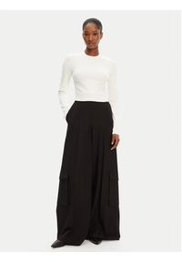 Hugo - HUGO Bluzka Dafilomena_3 50518378 Écru Slim Fit. Materiał: bawełna #5