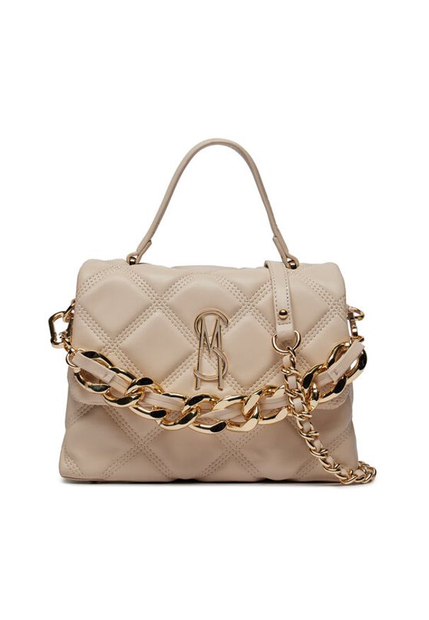 Steve Madden Torebka Bworship SM13001060-BNE Beżowy. Kolor: beżowy. Materiał: skórzane
