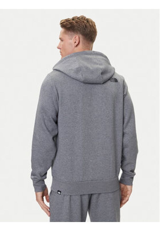 The North Face Bluza Easy NF0A89FF Szary Regular Fit. Kolor: szary. Materiał: bawełna