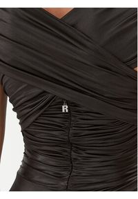 ROTATE Kombinezon Coated Jersey Jumpsuit 111023100 Czarny Regular Fit. Kolor: czarny. Materiał: syntetyk, jersey #2