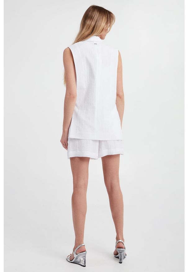 Armani Exchange - Kamizelka damska z lyocellu ARMANI ECHANGE