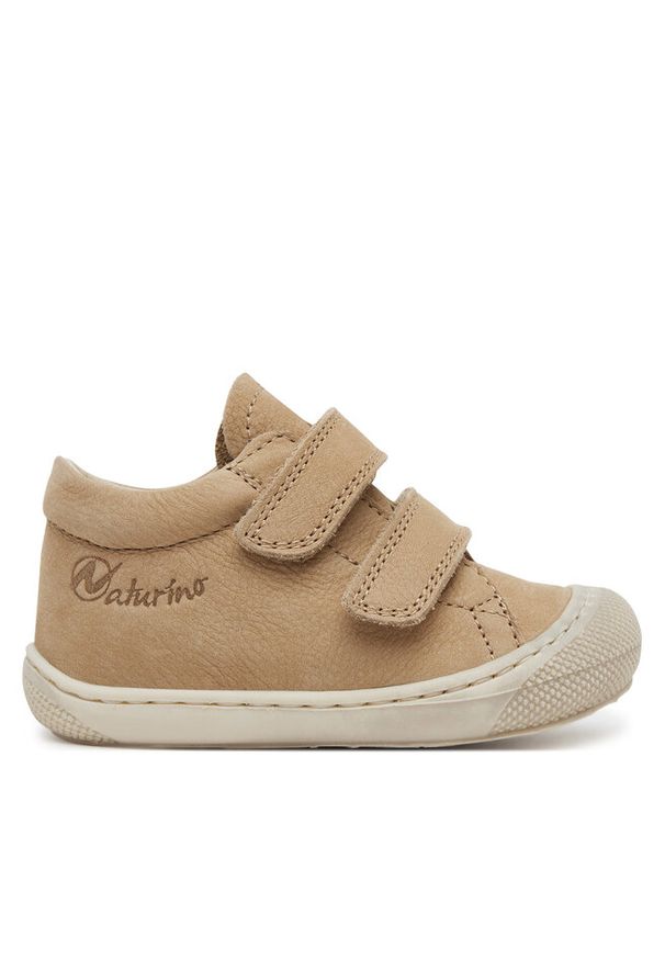 Sneakersy Naturino. Kolor: beżowy