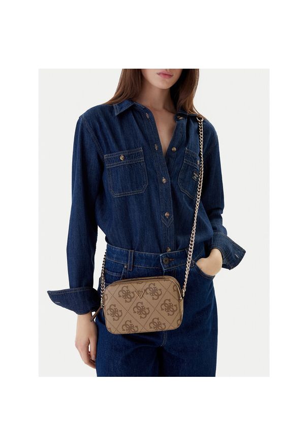 Torebka Guess. Kolor: beżowy