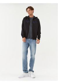 Pepe Jeans Bluza Ryan Zip PM582329 Granatowy Regular Fit. Kolor: niebieski. Materiał: bawełna #4