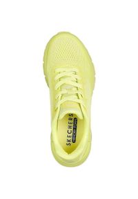 skechers - Adidasy Skechers Uno Flex - Spring On, Kobiety. Kolor: zielony. Materiał: materiał