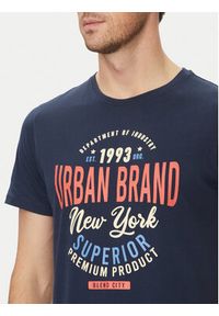 Blend T-Shirt 20717759 Granatowy Regular Fit. Kolor: niebieski. Materiał: bawełna