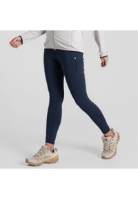 CRAGHOPPERS - Legginsy damskie Craghoppers NosiLife Adeena. Kolor: niebieski