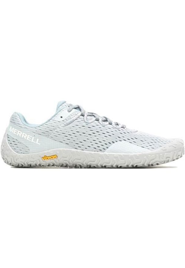Buty do chodzenia damskie Merrell Vapor Glove 6. Kolor: szary. Materiał: materiał. Szerokość cholewki: normalna. Sport: turystyka piesza
