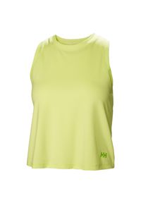Damski tank top Helly Hansen Ocean Cropped. Kolor: żółty. Długość rękawa: bez rękawów. Sezon: lato