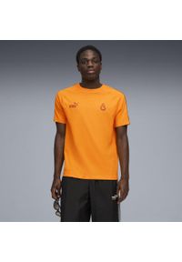 Puma - Męska koszulka Galatasaray SK KING PUMA Intense Orange. Kolor: pomarańczowy, wielokolorowy, żółty. Sport: piłka nożna