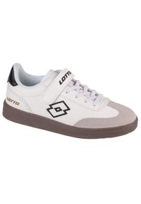 LOTTO - Buty sportowe Sneakersy chłopięce, Vintal K. Kolor: biały. Materiał: materiał, syntetyk. Sport: turystyka piesza