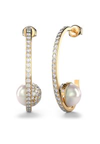 Guess Kolczyki JUBE04 452JW Złoty. Materiał: metalowe. Kolor: złoty