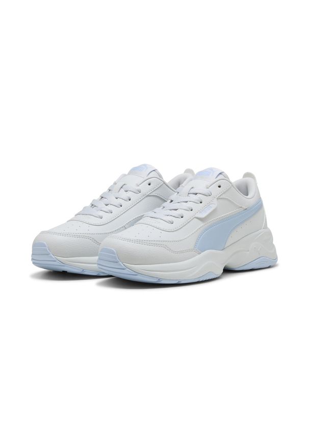 Puma - Damskie buty sportowe Cilia Mode PUMA Silver Mist Haute Tropic White Gray Blue. Kolor: szary, niebieski, wielokolorowy, biały. Sezon: lato. Sport: turystyka piesza