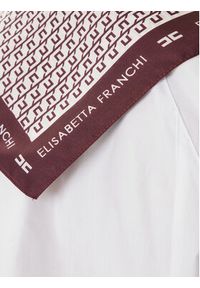 Elisabetta Franchi Chusta FO-15F-56E2-V80 Bordowy. Kolor: czerwony. Materiał: jedwab, materiał #3
