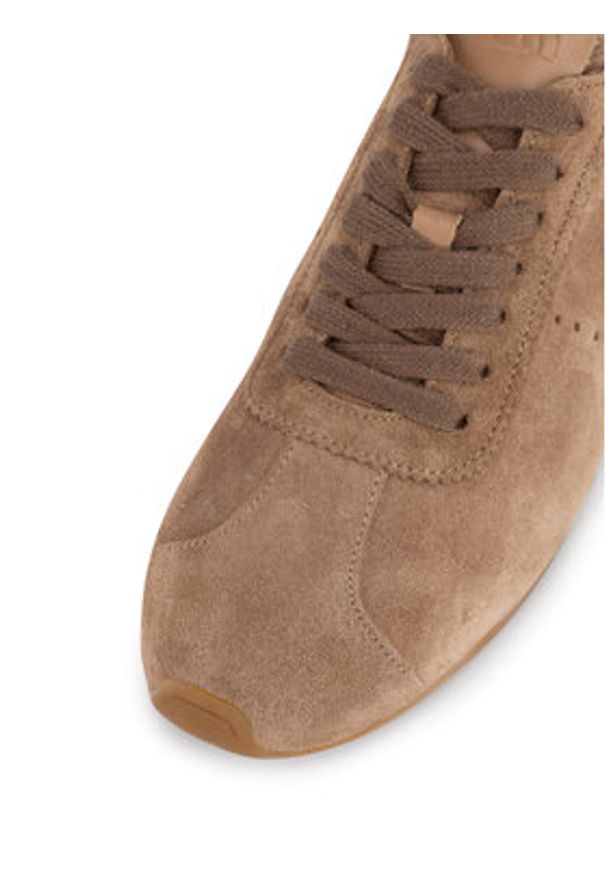 Gino Rossi Sneakersy AYA-110125 Brązowy. Kolor: brązowy. Materiał: zamsz, skóra