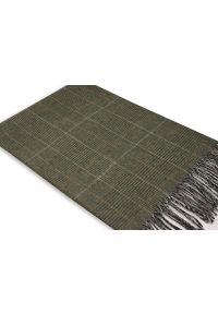 V. Fraas - Szalik Oliwkowy z Frędzlami, w Kratkę, Firmy V.Fraas -Cashmink- Jesienno-Zimowy, Khaki, Męski. Kolor: brązowy, oliwkowy, wielokolorowy. Materiał: wełna, akryl, poliakryl, syntetyk, materiał, tkanina. Wzór: kratka. Sezon: jesień, zima #3
