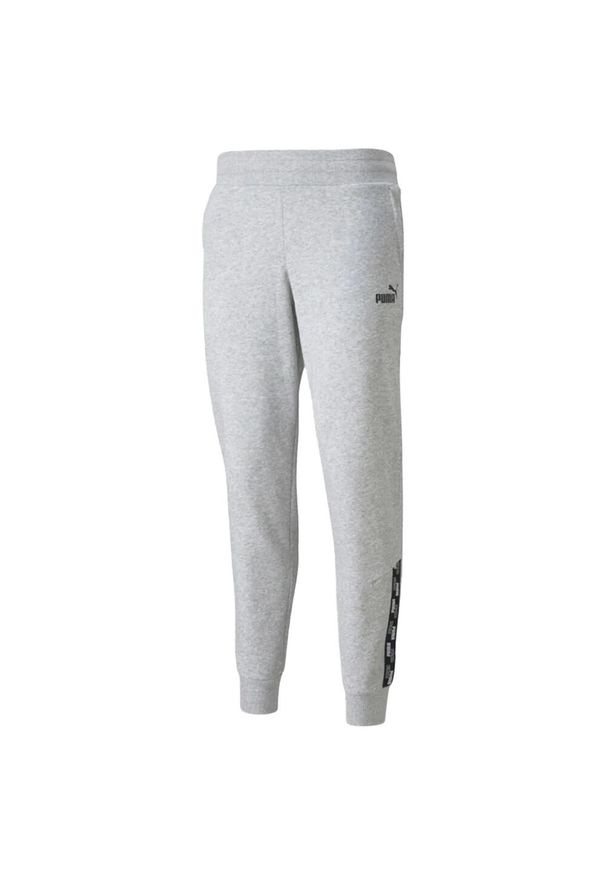 Puma - Spodnie Do Biegania Power Dla Kobiet. Kolor: szary. Materiał: dresówka