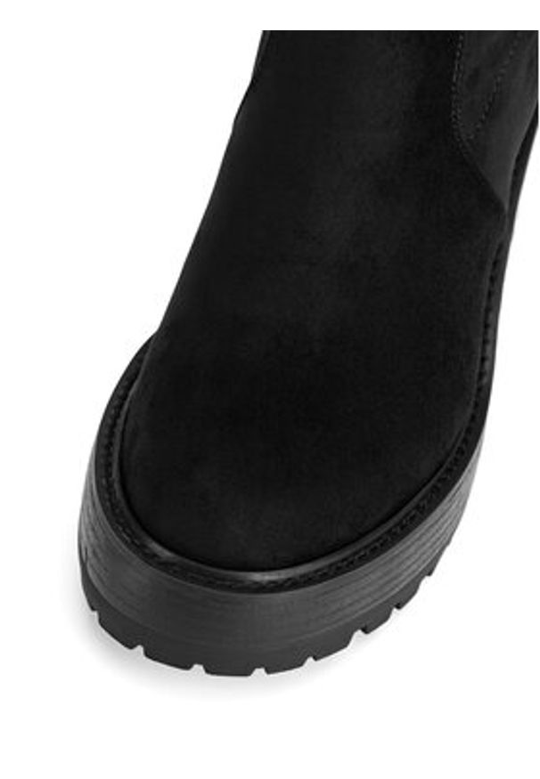 Nine West Botki WFA3375-1 Czarny. Kolor: czarny. Materiał: materiał