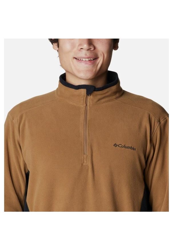columbia - Bluza polarowa COLUMBIA KLAMATH RANGE II HALF ZIP Brązowy. Kolor: wielokolorowy, czarny, brązowy. Materiał: polar. Sezon: zima. Sport: narciarstwo