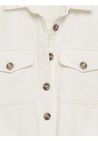 Big-Star - Sukienka damska midi jeansowa trapezowa biała Becca 100. Okazja: na co dzień. Kolor: biały. Materiał: jeans. Długość rękawa: krótki rękaw. Typ sukienki: trapezowe. Styl: casual, klasyczny, elegancki. Długość: midi #2