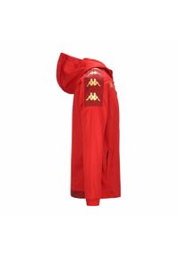 Dziecięca bluza dresowa Kappa Grevolo. Kolor: czerwony, wielokolorowy. Materiał: dresówka. Sport: piłka nożna
