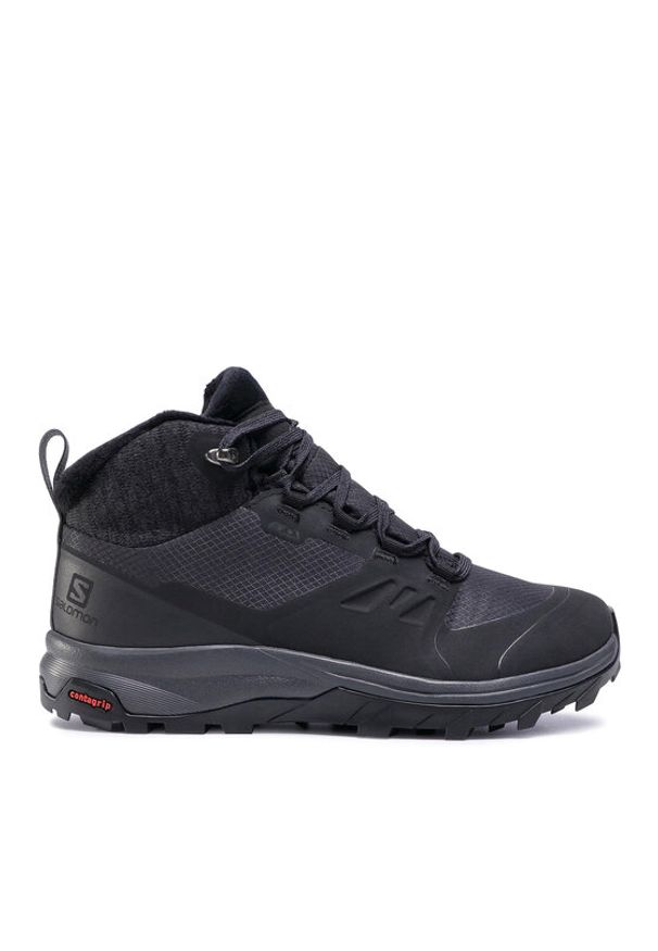 salomon - Salomon Trekkingi Outsnap Cswp W 411101 20 V0 Czarny. Kolor: czarny. Materiał: syntetyk