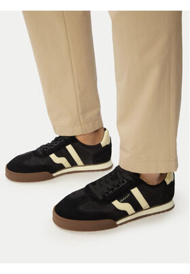 GANT - Gant Sneakersy 32633171 Czarny. Kolor: czarny. Materiał: skóra, zamsz