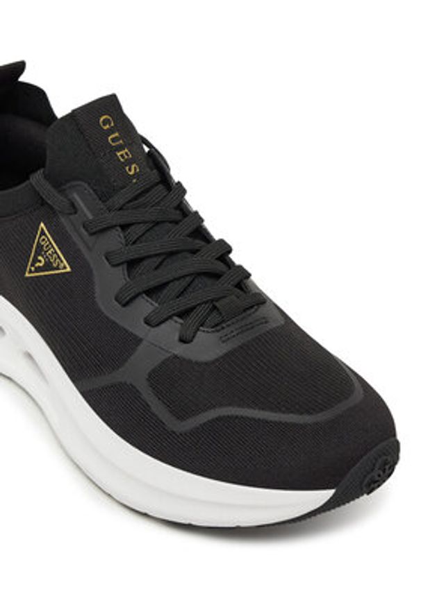 Guess Sneakersy FLJSOL FAB12 Czarny. Kolor: czarny. Materiał: materiał
