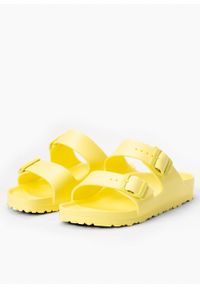 Birkenstock - BIRKENSTOCK ARIZONA EVA Klapki damskie. Okazja: na spacer, na co dzień, do pracy. Kolor: żółty. Styl: casual #1