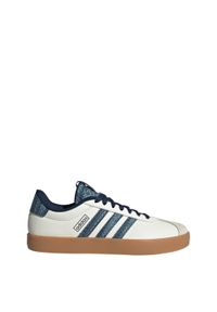 Adidas - Buty VL Court 3.0. Kolor: biały, wielokolorowy, niebieski, brązowy