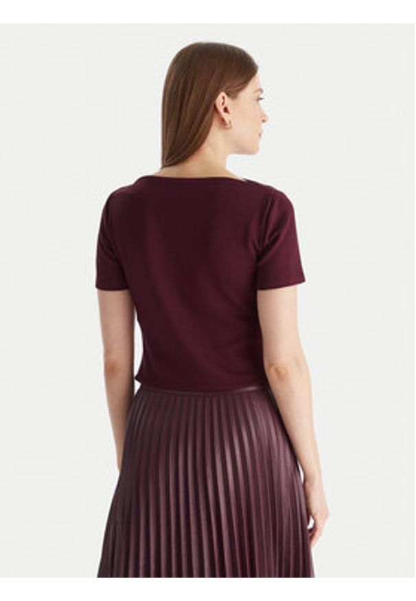 Vero Moda Bluzka Nelli 10335687 Fioletowy Regular Fit. Kolor: fioletowy. Materiał: wiskoza