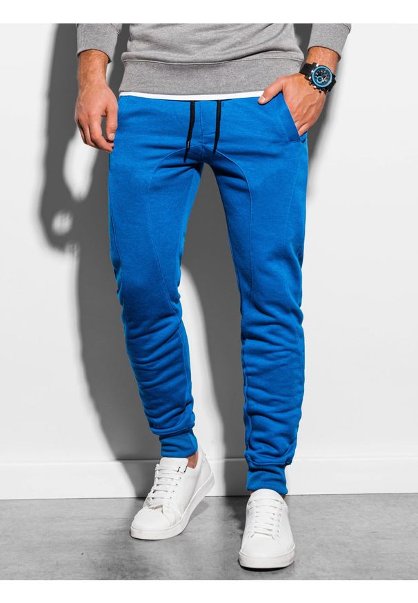 Niebieskie spodnie Ombre Clothing