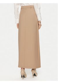Artigli - ARTIGLI Spódnica midi ACGO000665 Beżowy Regular Fit. Kolor: beżowy. Materiał: syntetyk #4