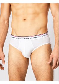 TOMMY HILFIGER - Tommy Hilfiger Komplet 3 par slipów 3p Brief 1U87903766 Biały. Kolor: biały. Materiał: bawełna