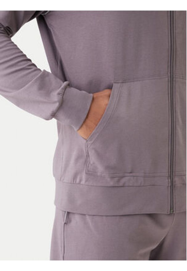 BOSS Bluza Mix&Match 50515307 Fioletowy Regular Fit. Kolor: fioletowy. Materiał: bawełna