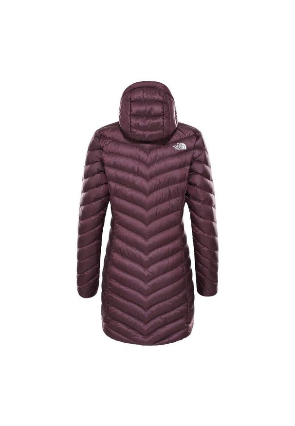 Kurtka turystyczna zimowa damska The North Face W Trevail Parka. Kolor: czerwony, brązowy, wielokolorowy. Sezon: zima. Sport: turystyka piesza