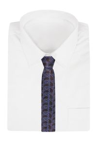 Elegancki Krawat Męski - Alties - Kolorowy, Wzór Paisley. Kolor: wielokolorowy. Materiał: tkanina. Wzór: paisley, kolorowy. Styl: elegancki