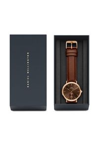 Daniel Wellington Zegarek Classic Multi-Eye St Maves Amber DW00100707 Brązowy. Kolor: brązowy #4