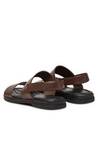 TOMMY HILFIGER - Tommy Hilfiger Sandały Premium Hilfiger Strappy Lh Sand FM0FM05356 Brązowy. Kolor: brązowy. Materiał: skóra #3